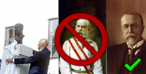 Petice za odstranění busty Františka Josefa I. z Pohledi u Světlé nad Sázavou