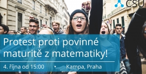 Petice středoškoláků pro zastavení povinné maturity z matematiky!